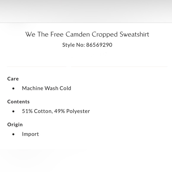 NWT Free People We The Free Camden Cropped Sweatshirt - Mint Julep - Picture 9 of 9